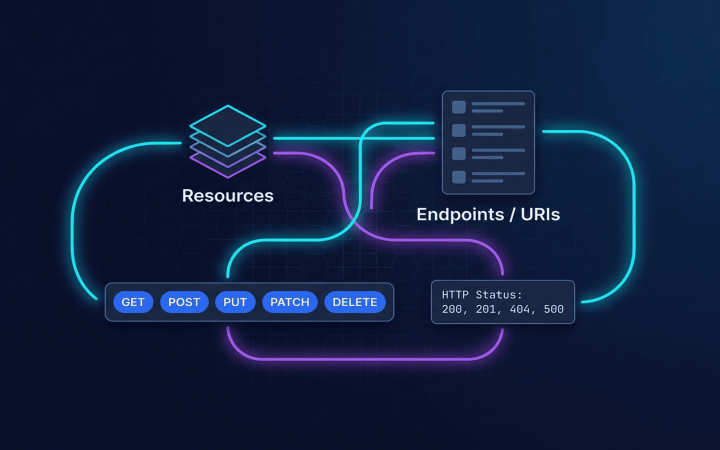 أساسيات REST API: Resources و Endpoints و HTTP Methods و Status Codes